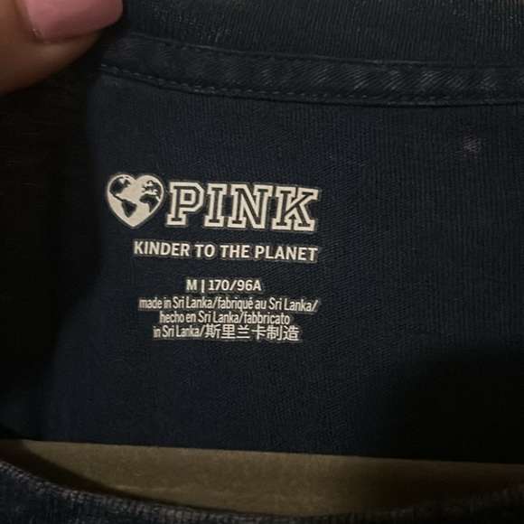 PINK Victoria’s Secret Varsity Crew Neck Tee - Picture 6 of 12